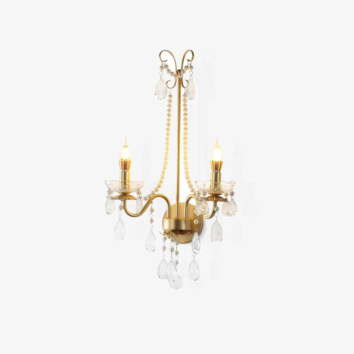 Nydoraris Applique Murale Cristal Chaîne de Perles Élégance - Neutralighting
