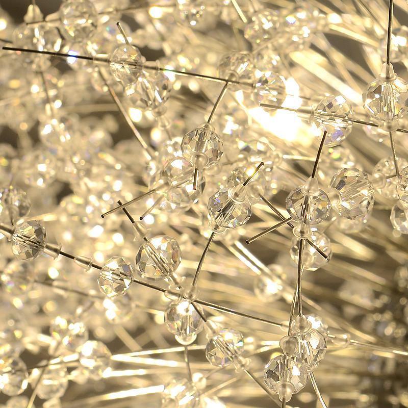 Lustra Lustre Laiton Linéaire Cristal Branche - Neutralighting