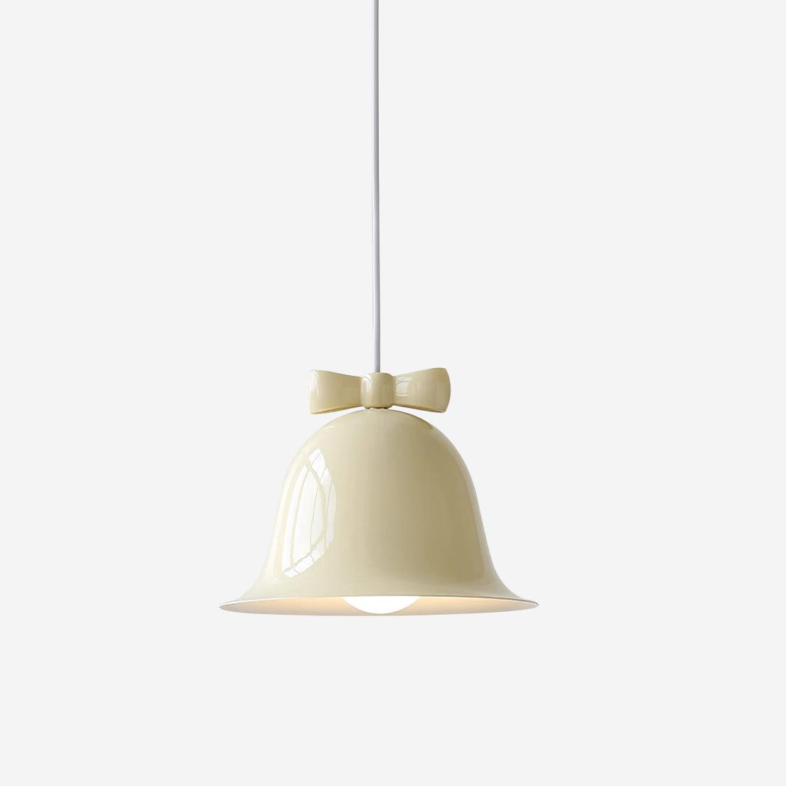 Cloches Mignonnes Lampe Suspendue en Verre avec Nœud Délicat - Neutralighting