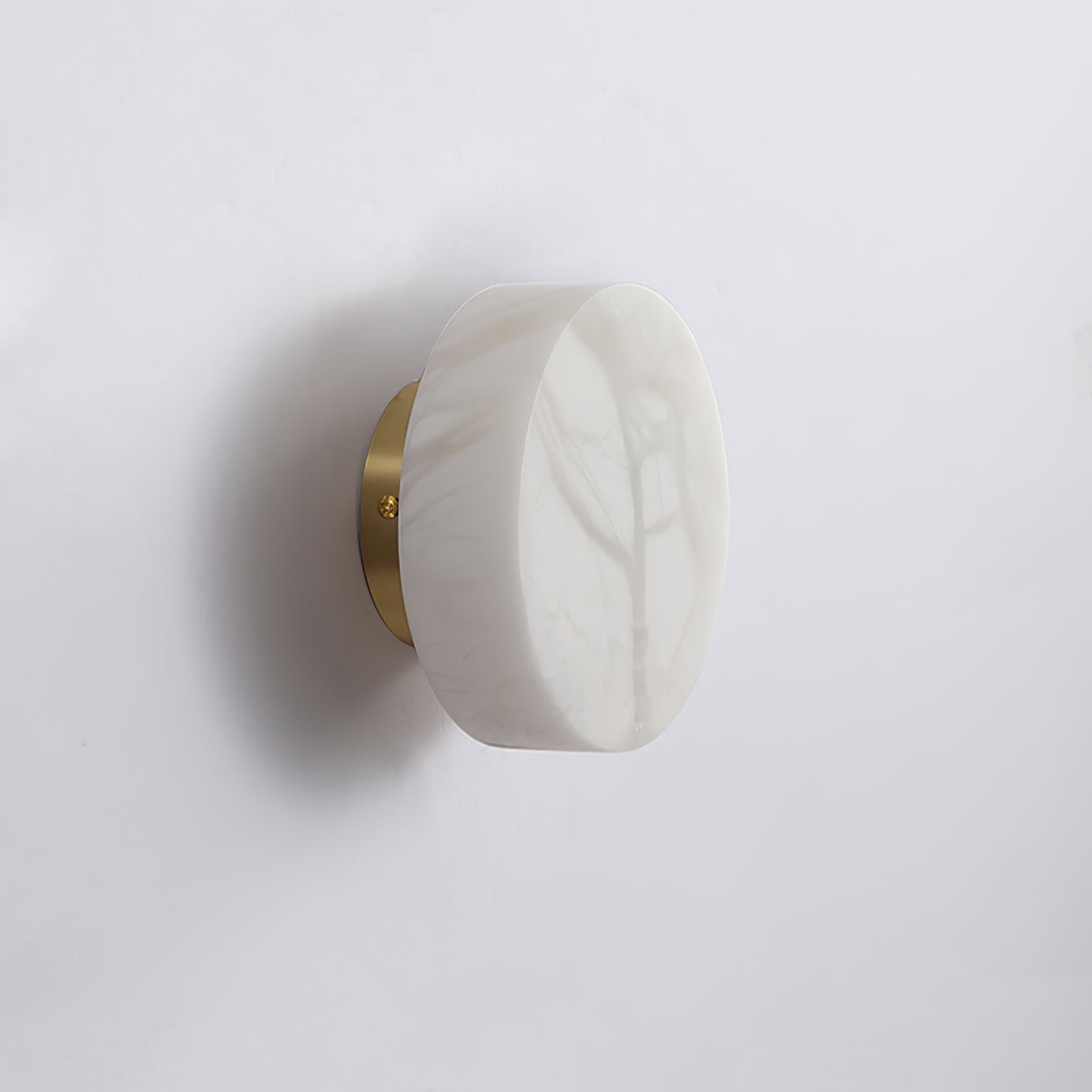 Glim Applique Murale Moderne Minimaliste En Laiton Et Albâtre - Neutralighting
