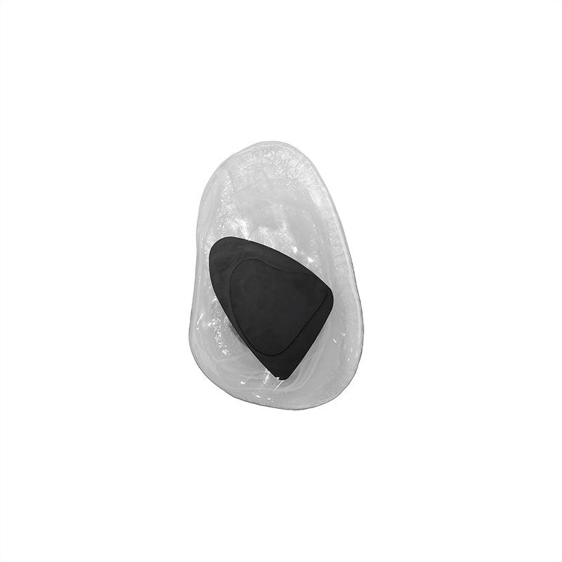 Beatrice Applique Murale Artistique en Verre Noir - Neutralighting