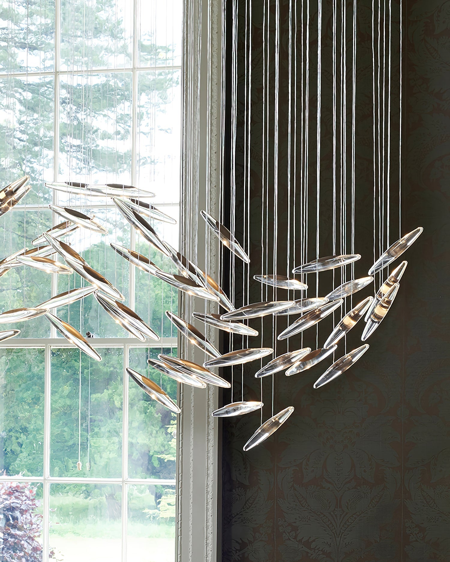 Moonlight Whispers Chandelier - Blowlighting