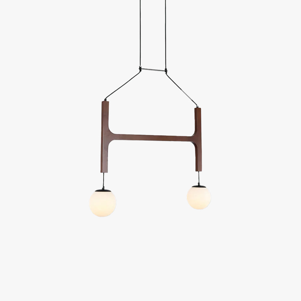 Terra Lustre Géométrique en Bois - Neutralighting