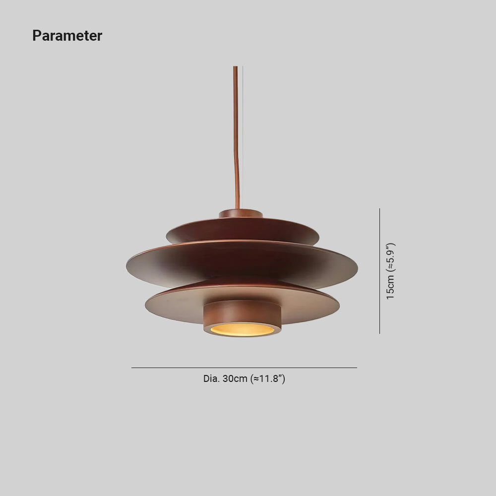 Axis Suspension en Noyer Mid-Century - Neutralighting