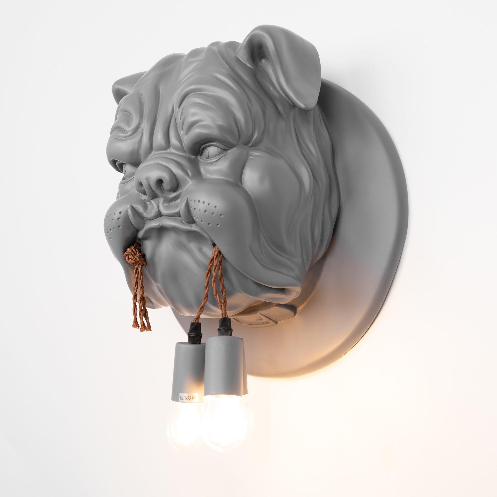 Lustra Applique Murale Sculpture Bulldog Fantaisiste - Neutralighting