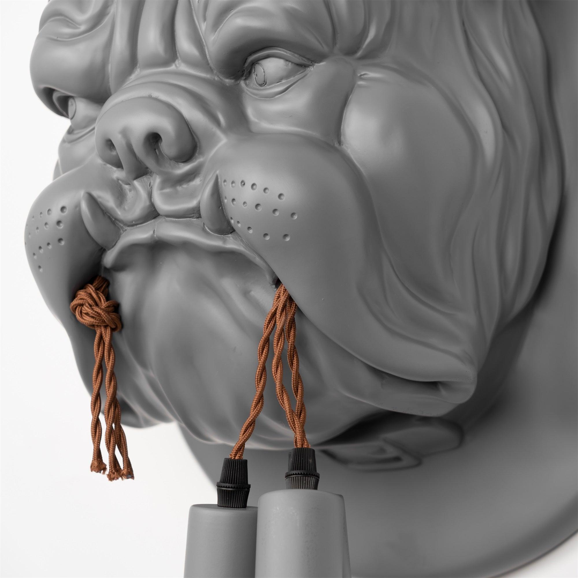 Lustra Applique Murale Sculpture Bulldog Fantaisiste - Neutralighting