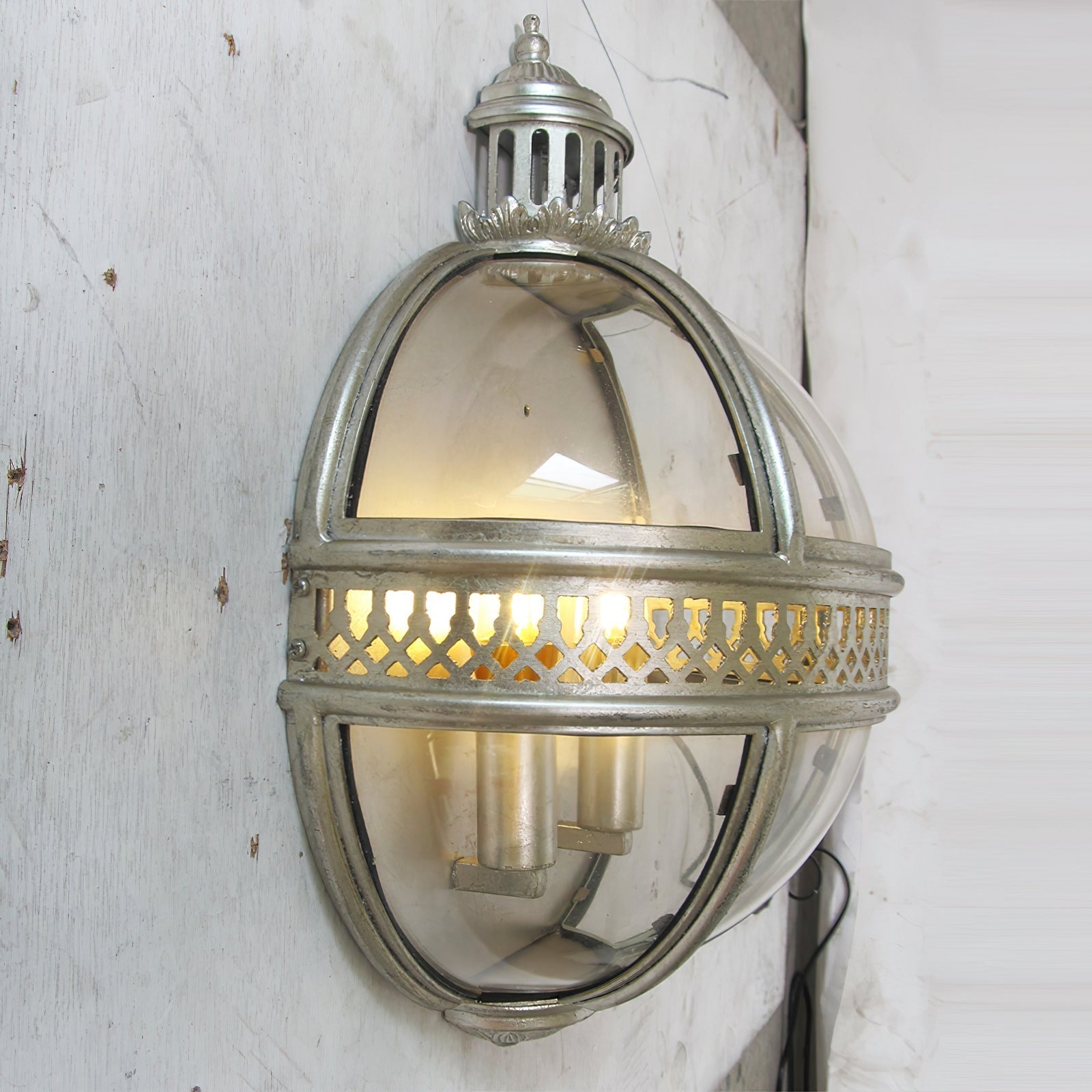 Ivy Vintage Creativity Metal Glass Wall Lamp - Lamp Copper