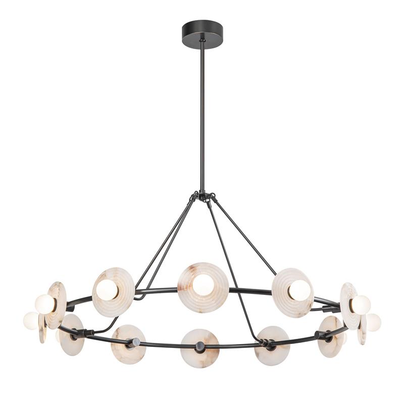 Ilirila Lustre En Verre Albâtre à l'élégance Moderne - Neutralighting