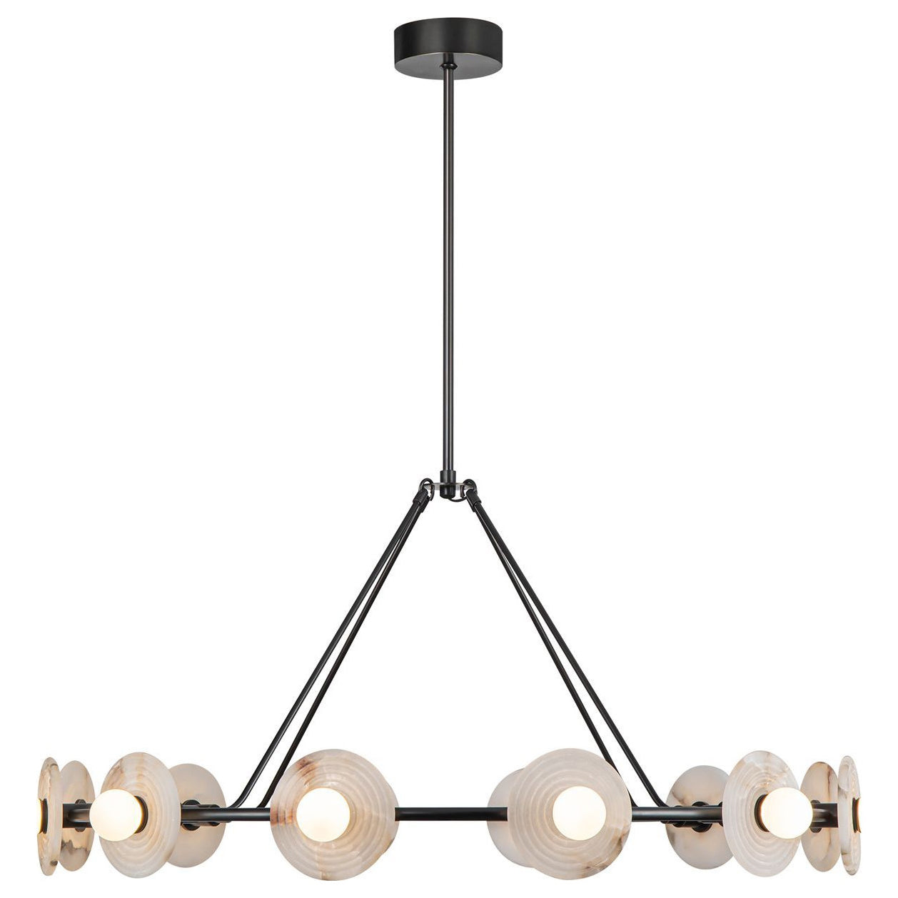 Ilirila Lustre En Verre Albâtre à l'élégance Moderne - Neutralighting