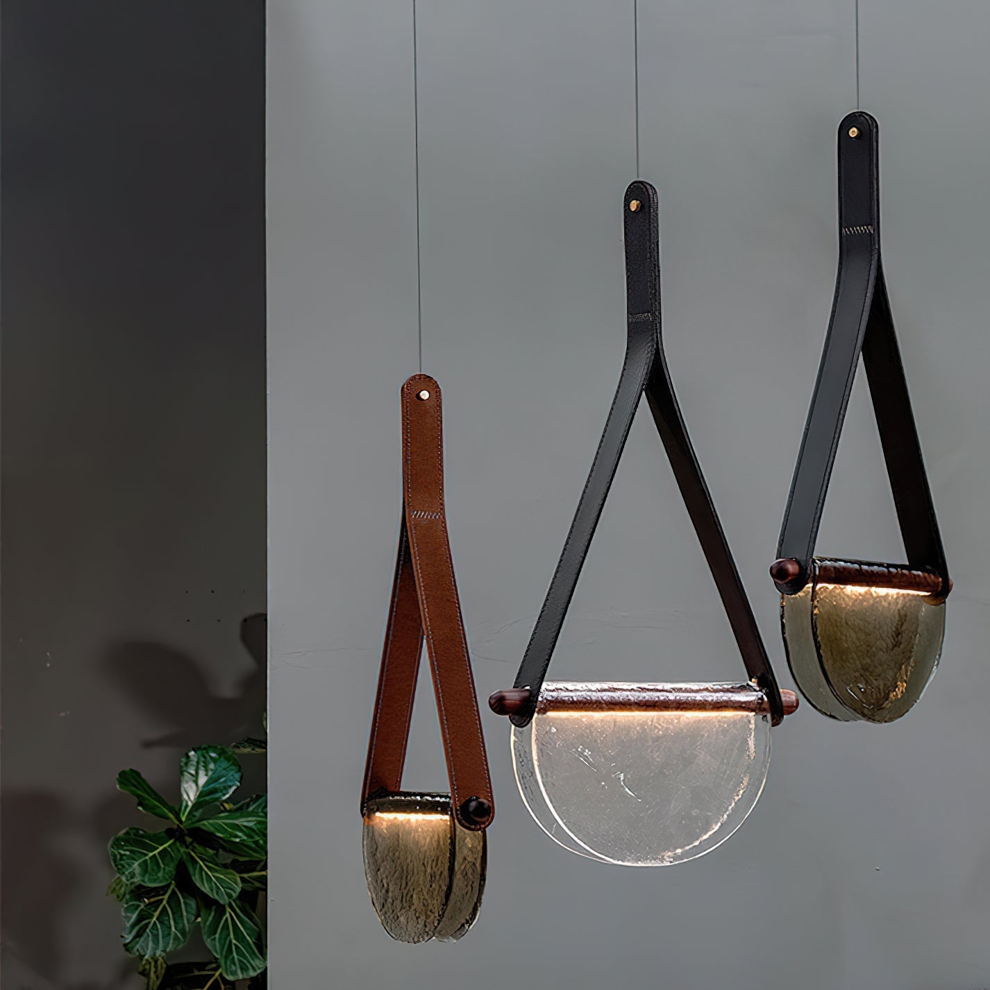 Knack Lampe à Suspension En Métal Et Verre Minimaliste Moderne - Neutralighting