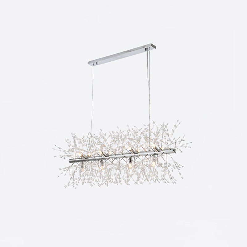 Lustra Lustre Laiton Linéaire Cristal Branche - Neutralighting