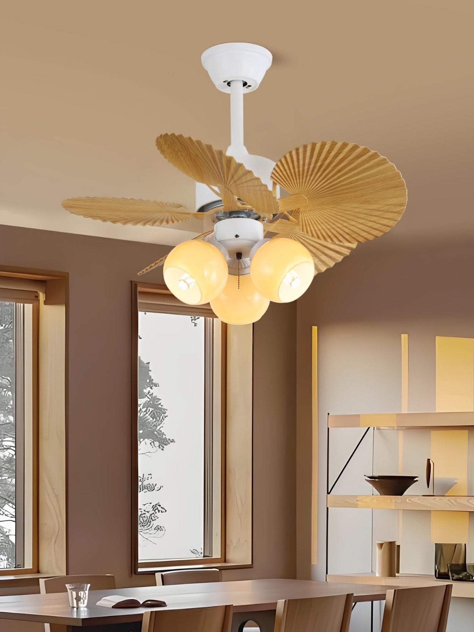 Diagramme des dimensions du ventilateur de plafond Aurelia