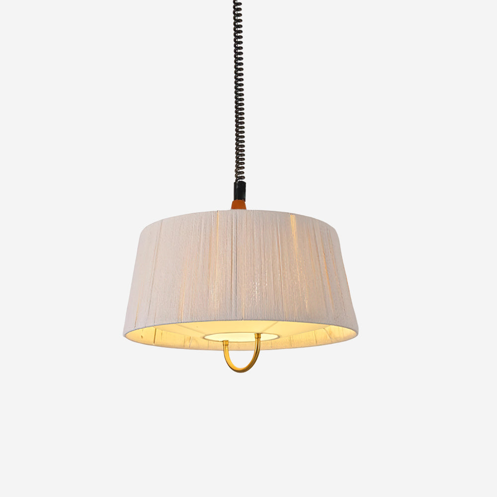 Delaney Lampe Pendante Plissée Ajustable Élégante - Neutralighting