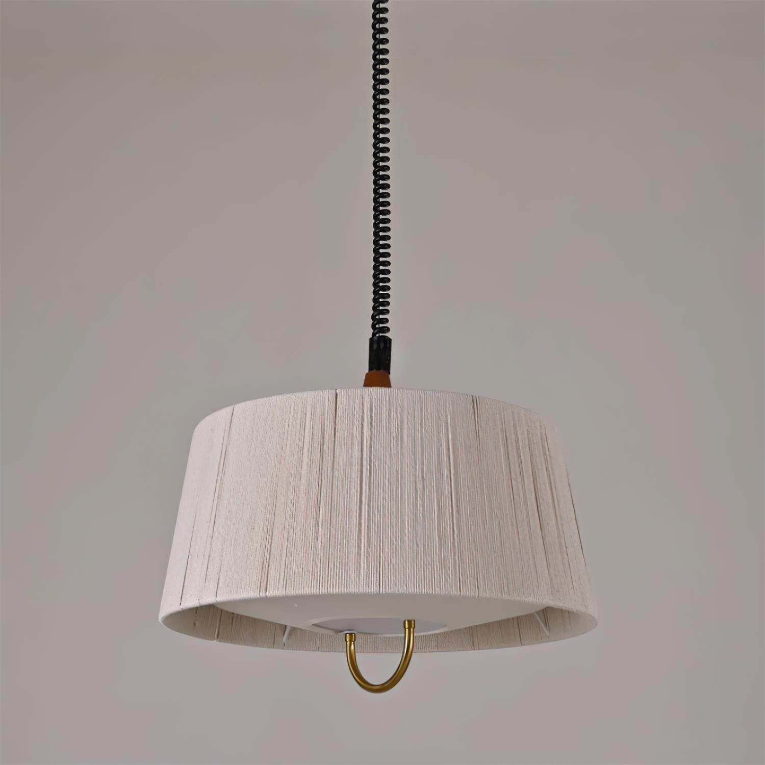 Delaney Lampe Pendante Plissée Ajustable Élégante - Neutralighting