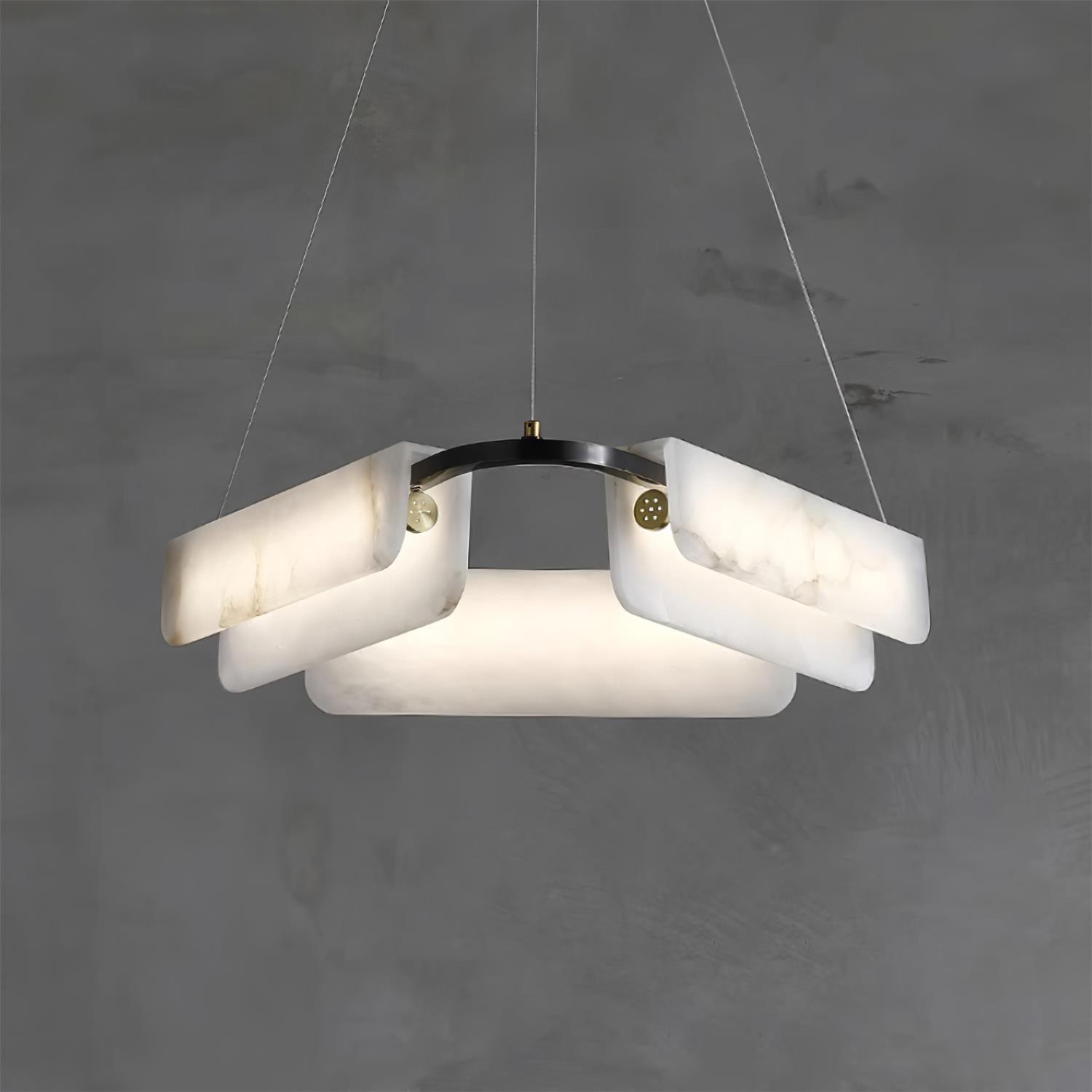 Circona Alabaster Pendant Light Chandelier - Letslighting