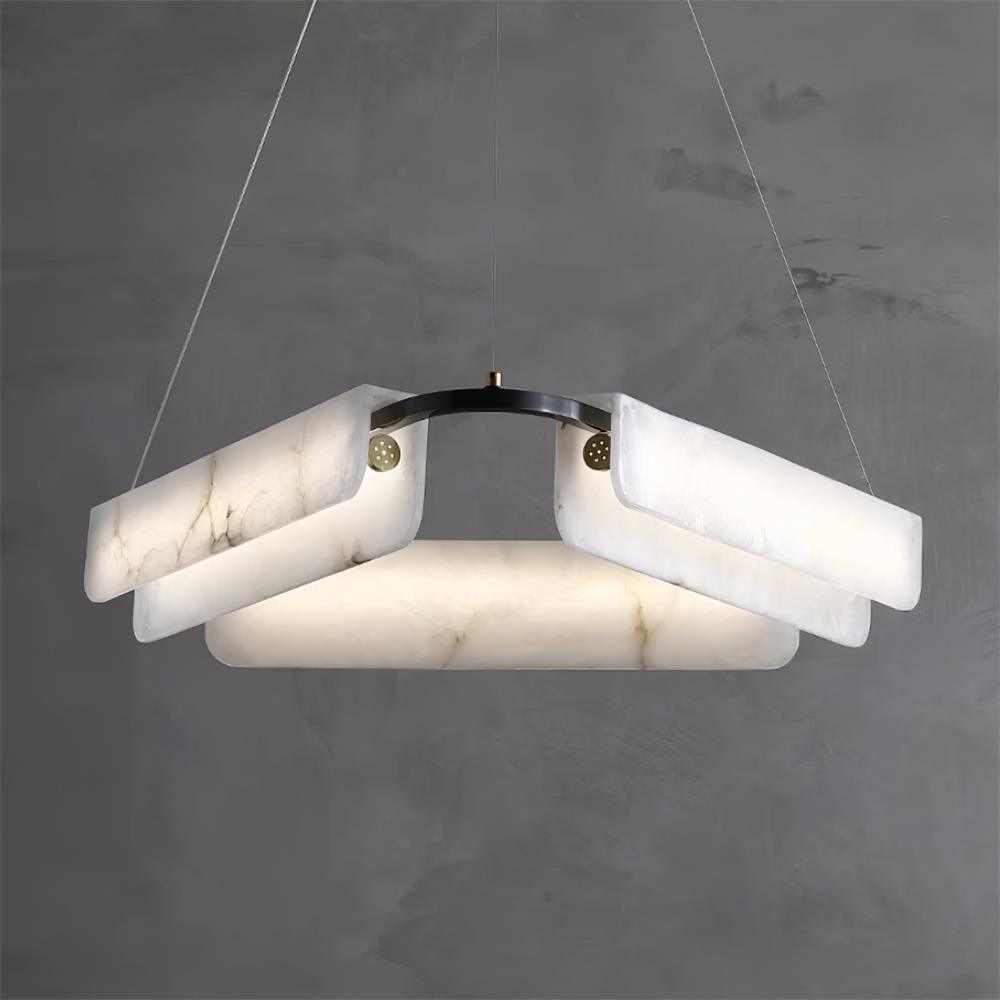 Circona Alabaster Pendant Light Chandelier - Letslighting