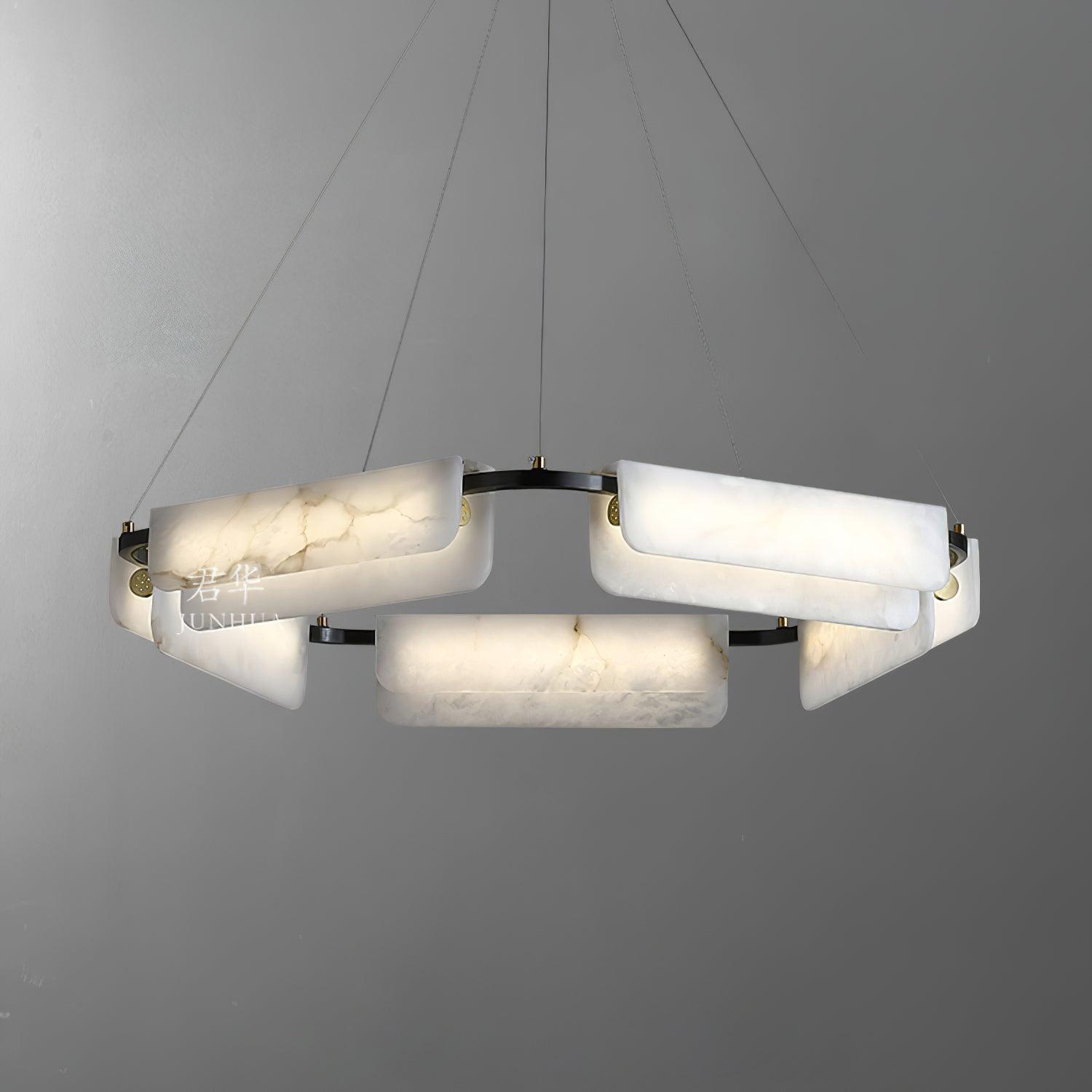 Circona Alabaster Pendant Light Chandelier - Letslighting