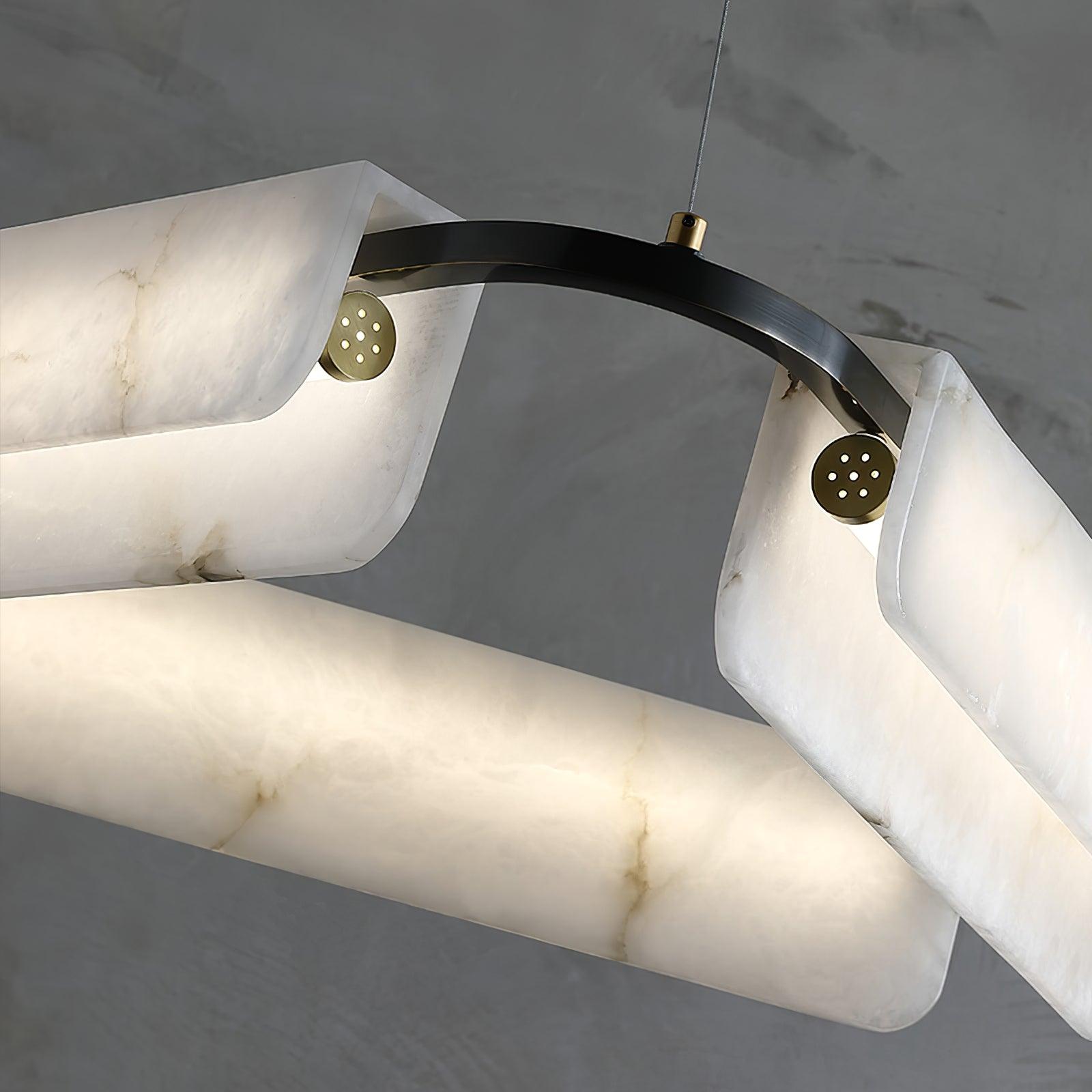 Circona Alabaster Pendant Light Chandelier - Letslighting