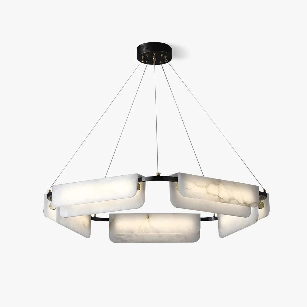 Circona Alabaster Pendant Light Chandelier - Letslighting