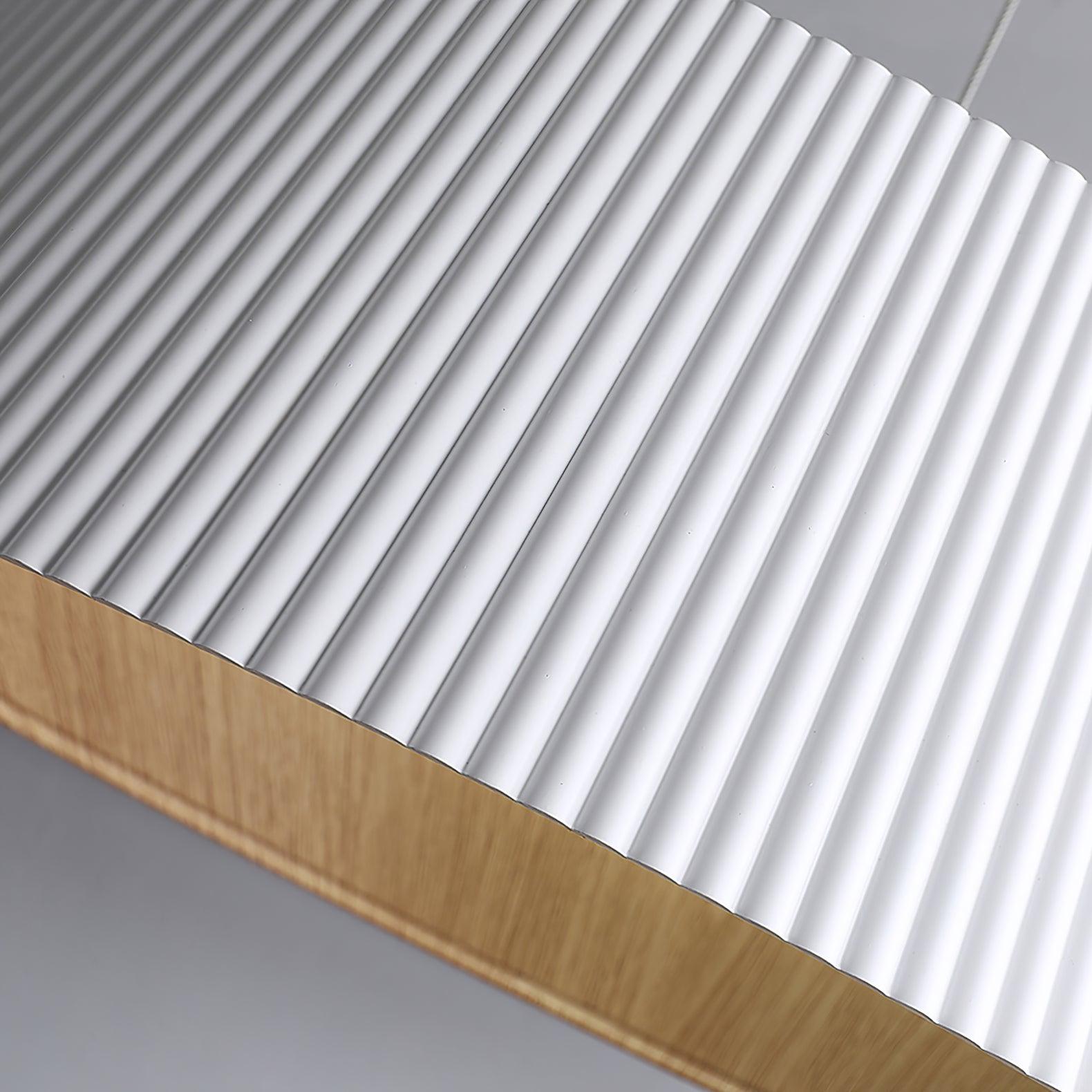Delta Pendant Lamp Low Profile Wood Interior - Letslighting