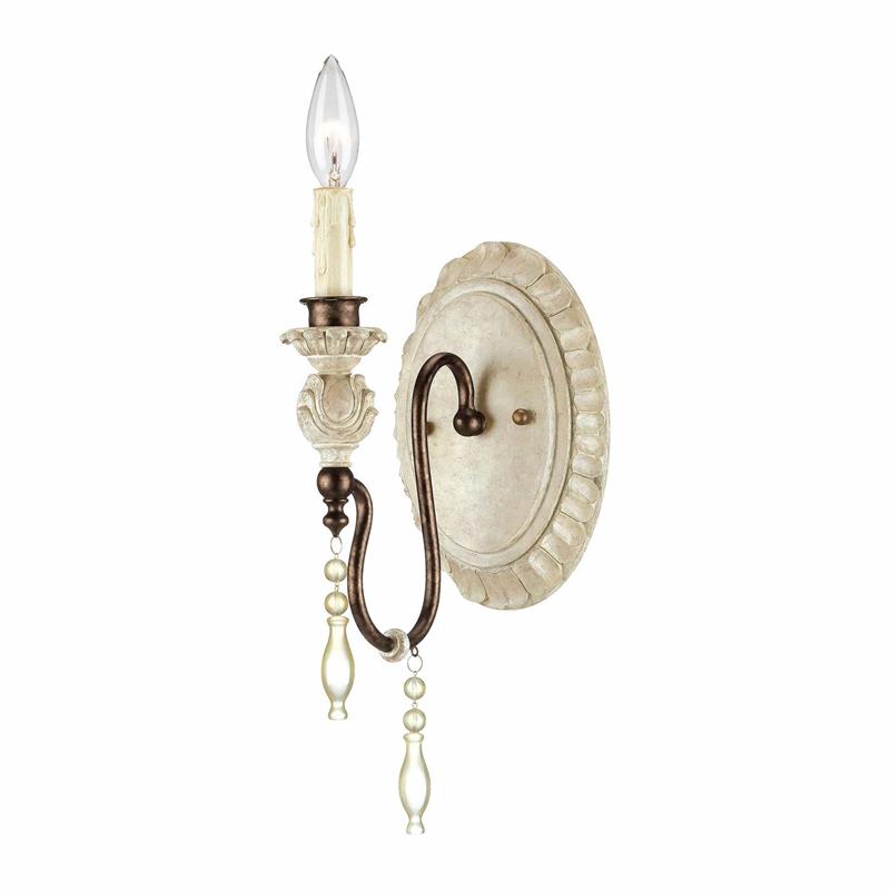 Quell Lampe Murale Industrielle Vintage En Bois Et Métal Antique - Neutralighting