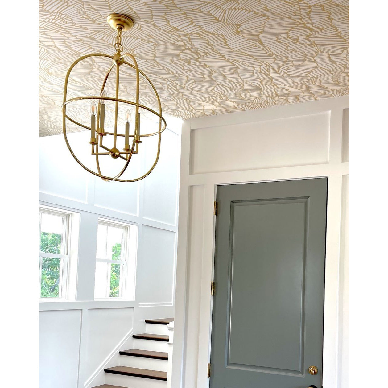 Sylph Suspension Métal Laiton Ouvert Industriel Vintage - Neutralighting
