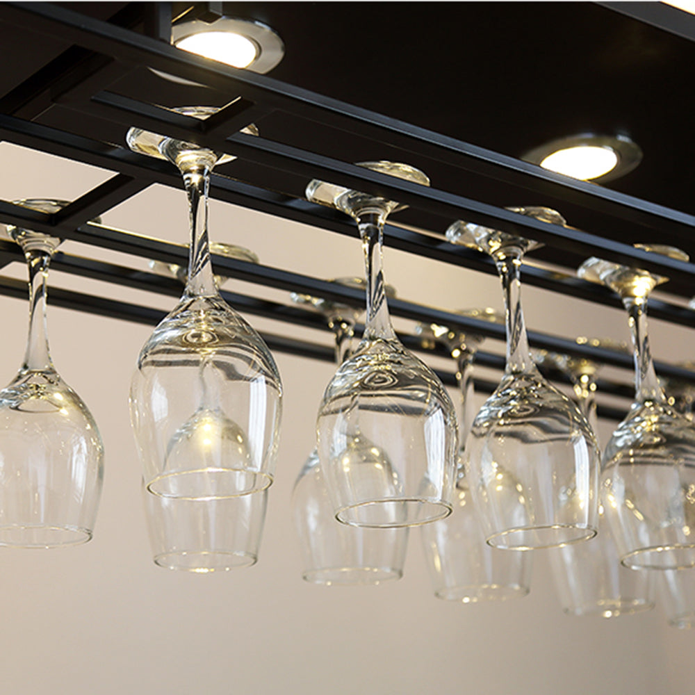 Silva Suspension Cylindre Moderne, Métal/Verre, Blanc/Noir, Restaurant/Bar - Neutralighting