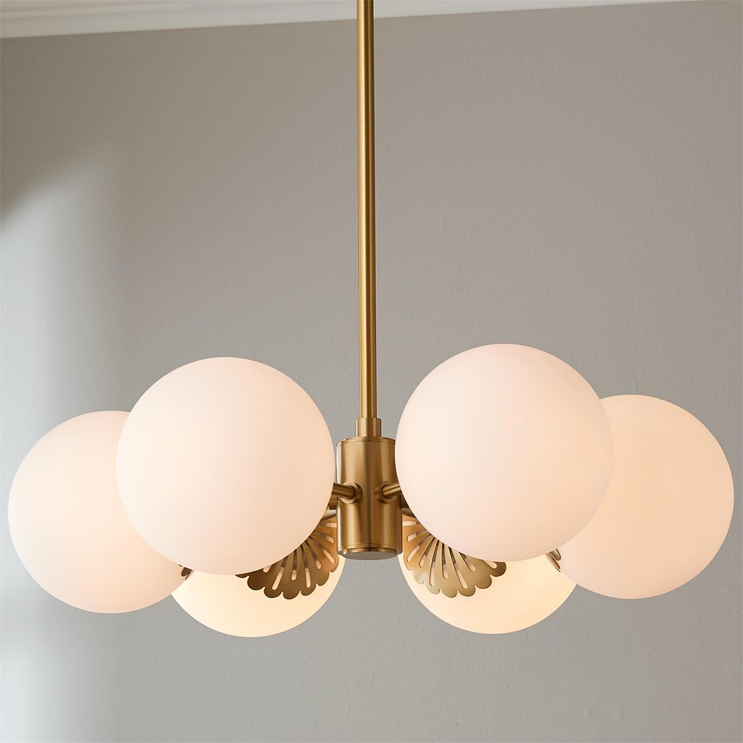 Whisper Lustre Globe Laiton Verre Minimaliste Moderne - Neutralighting