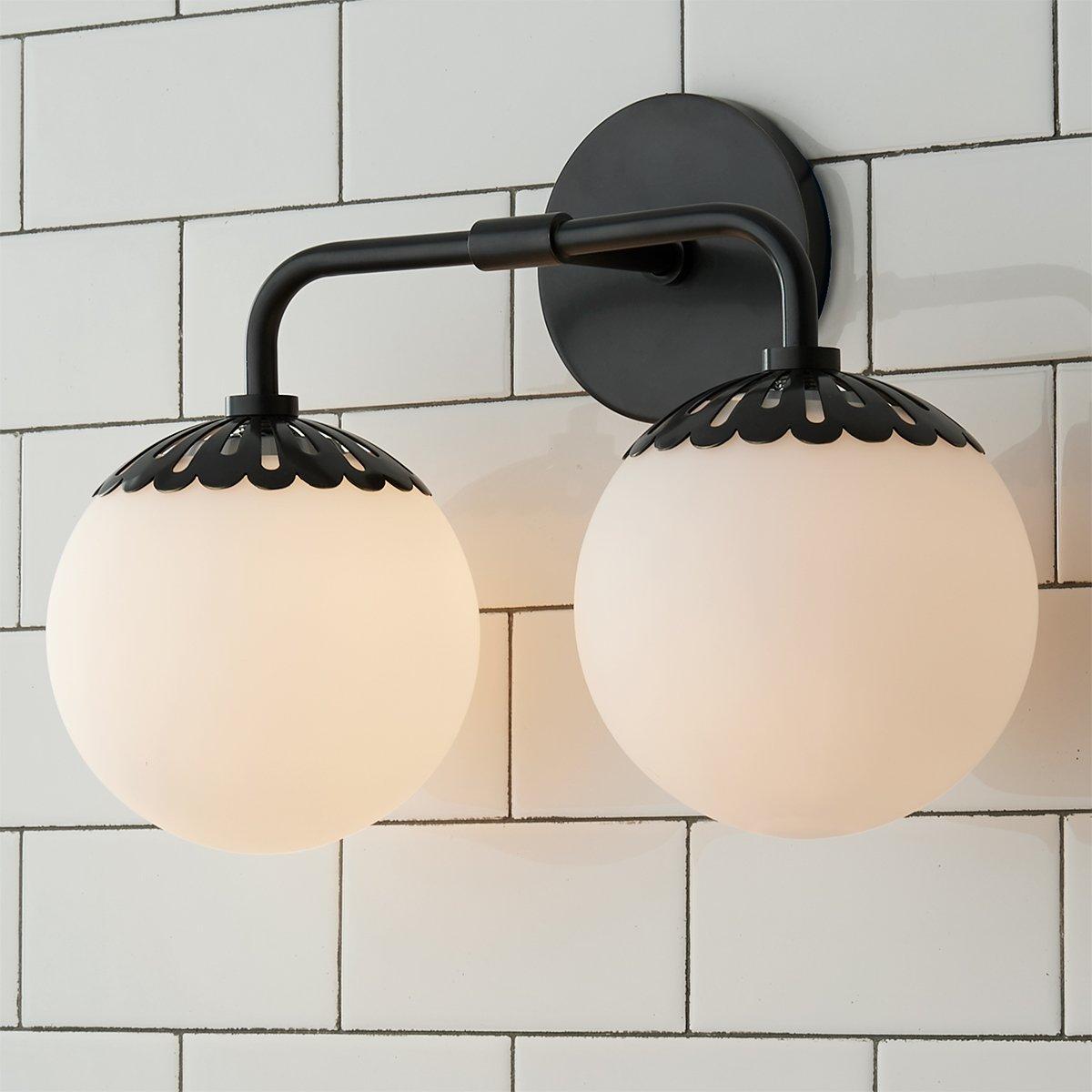 Aegis Modern Minimalist Globe Brass Glass Sconce Wall Lamp - Lamp Copper