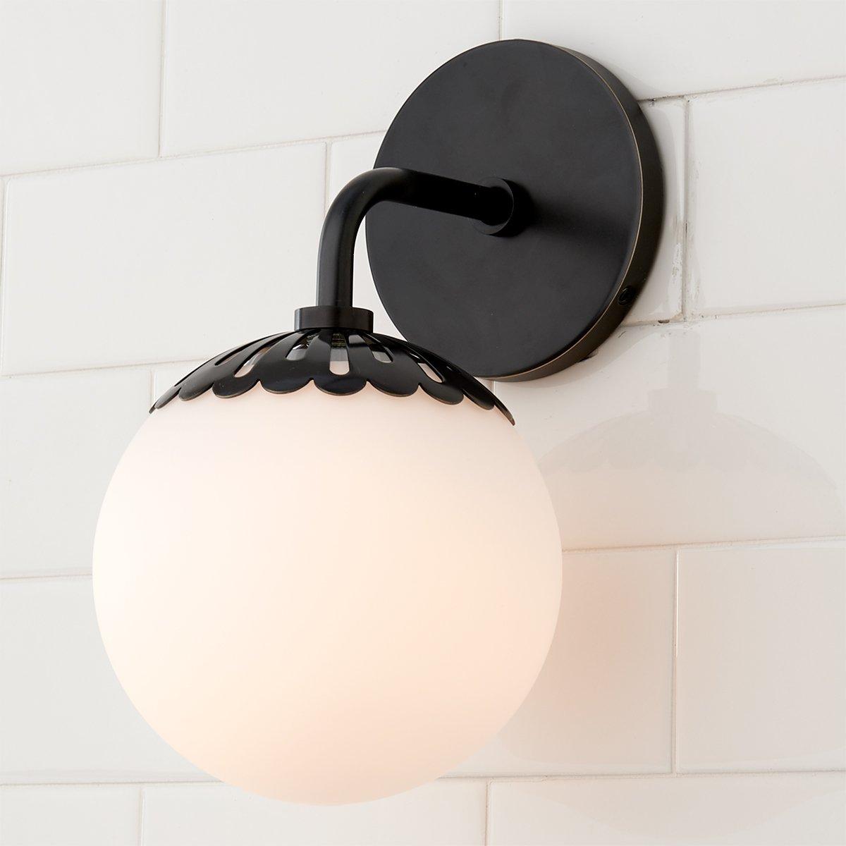 Aegis Modern Minimalist Globe Brass Glass Sconce Wall Lamp - Lamp Copper