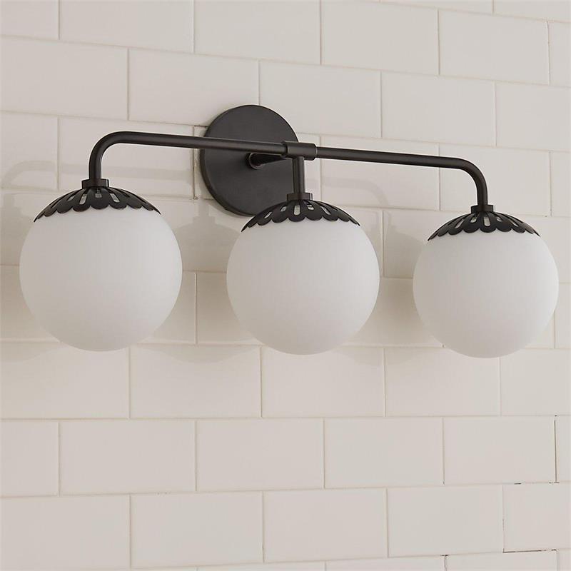 Aegis Modern Minimalist Globe Brass Glass Sconce Wall Lamp - Lamp Copper