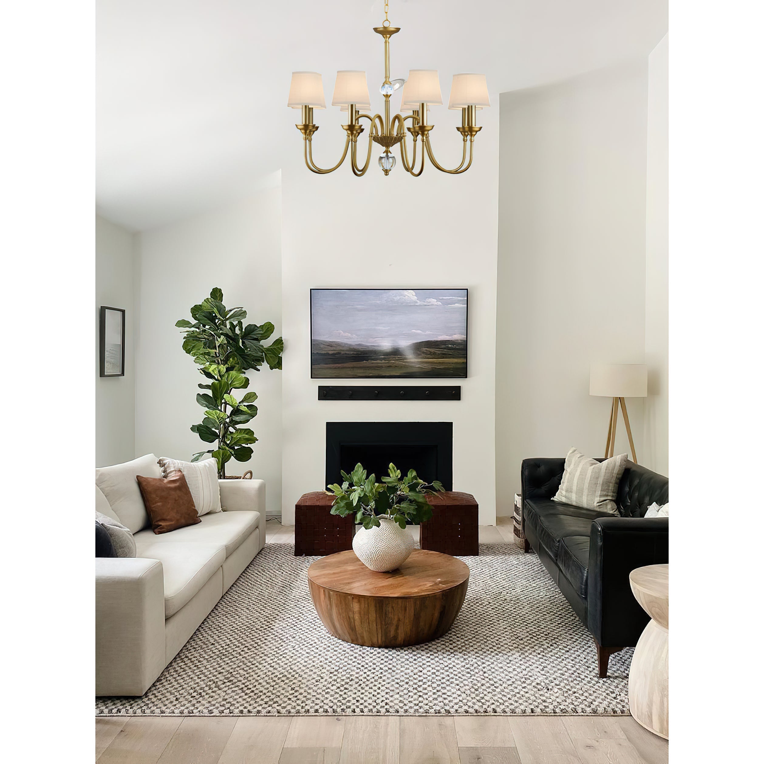 Blur Lustre Laiton Cristal Tissu Luxe Postmoderne - Neutralighting