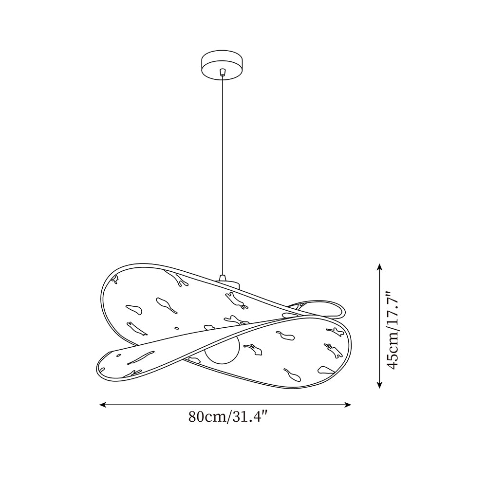 Dika Suspension Tissu Double Couche - Neutralighting