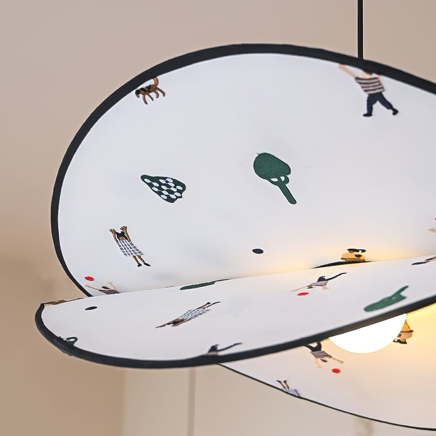 Dika Suspension Tissu Double Couche - Neutralighting