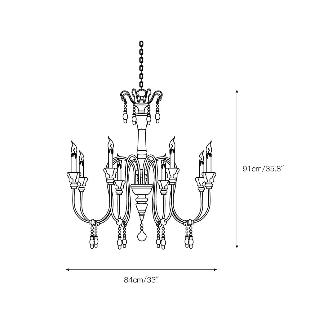 Epoch Lustre Bois Métal Luxe Postmoderne - Neutralighting