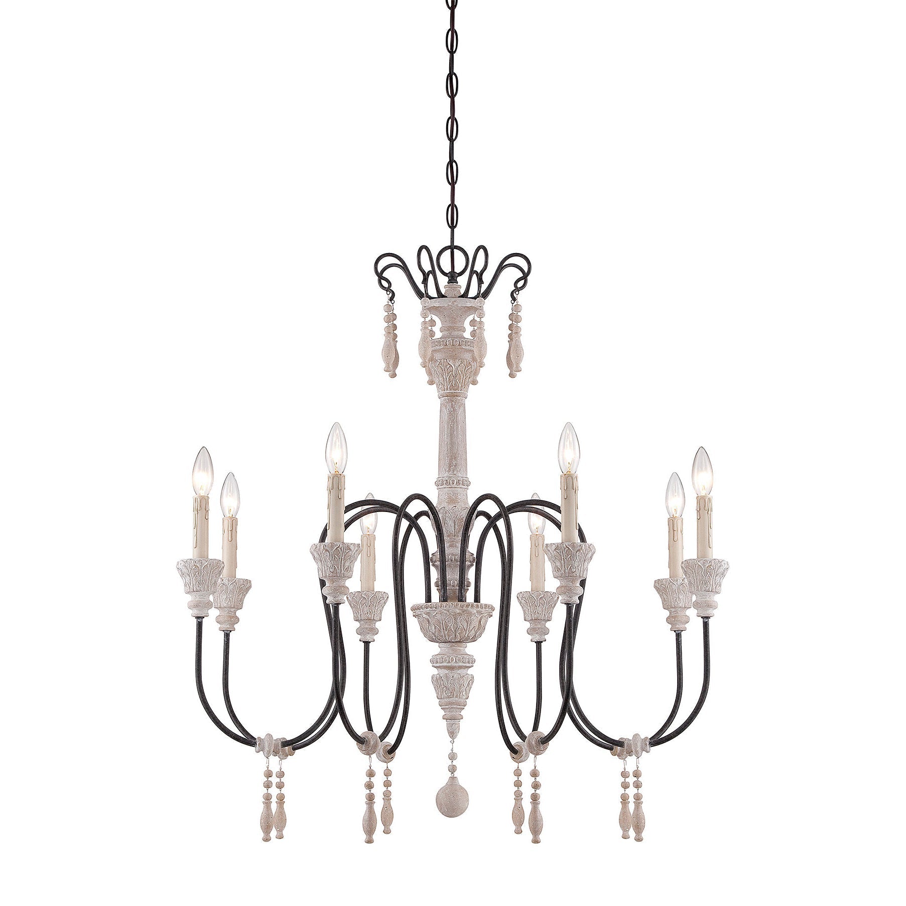 Epoch Lustre Bois Métal Luxe Postmoderne - Neutralighting