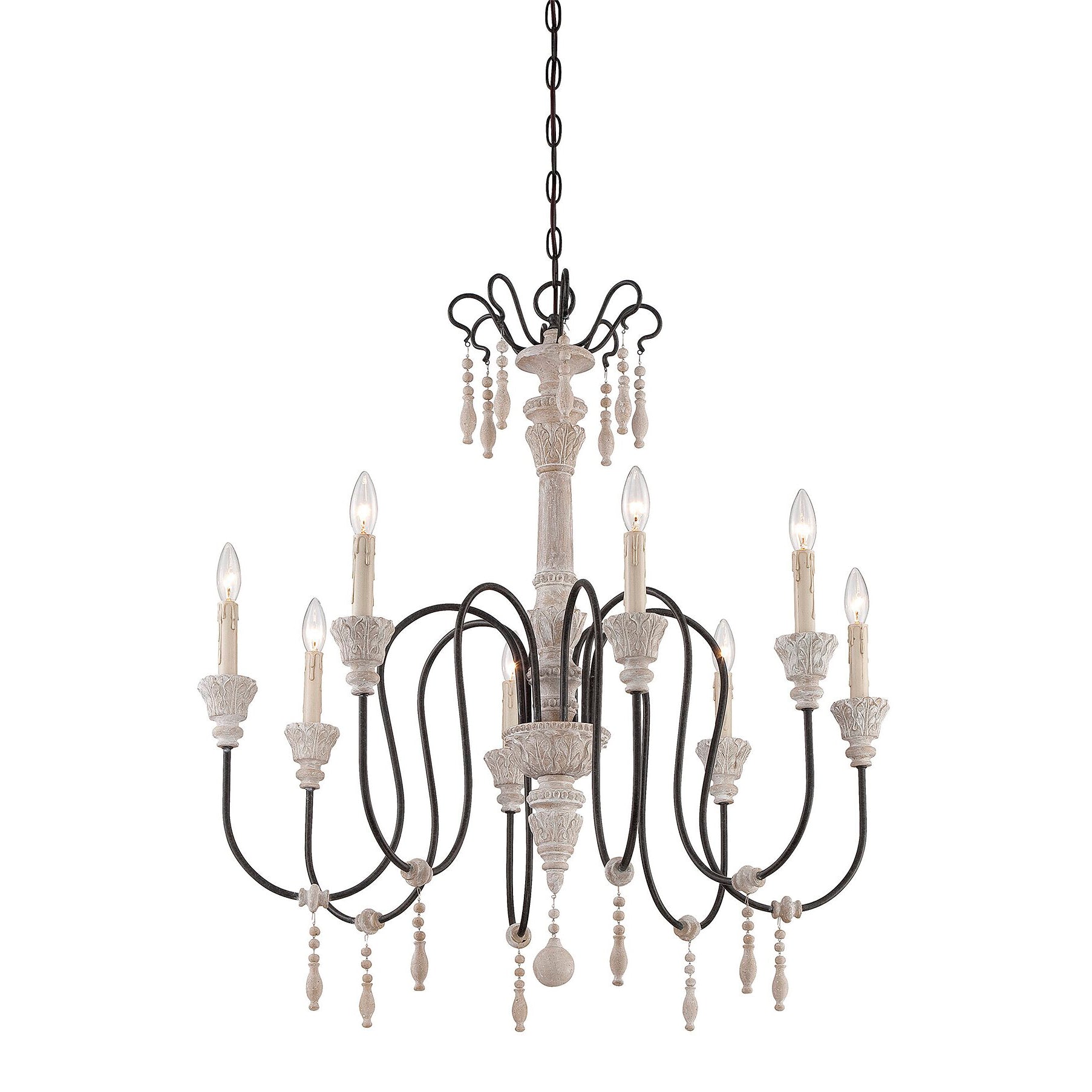 Epoch Lustre Bois Métal Luxe Postmoderne - Neutralighting
