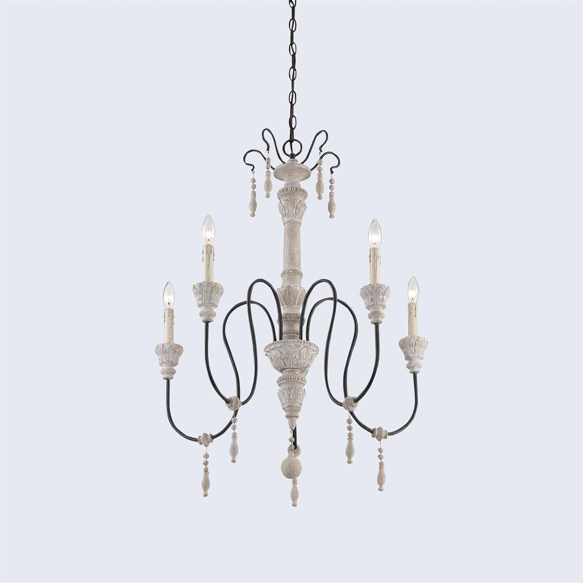 Epoch Lustre Bois Métal Luxe Postmoderne - Neutralighting