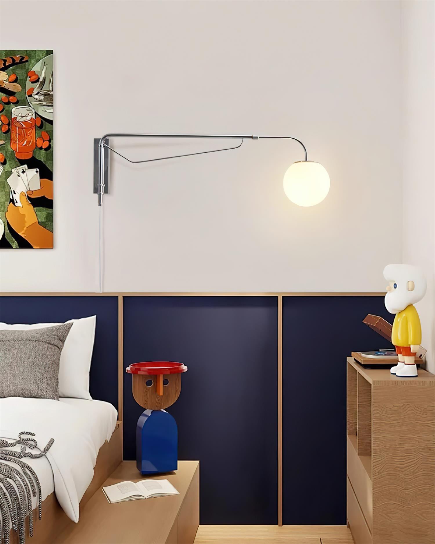 Orbit Applique Murale Métal À Bras Pivotant Moderne - Neutralighting