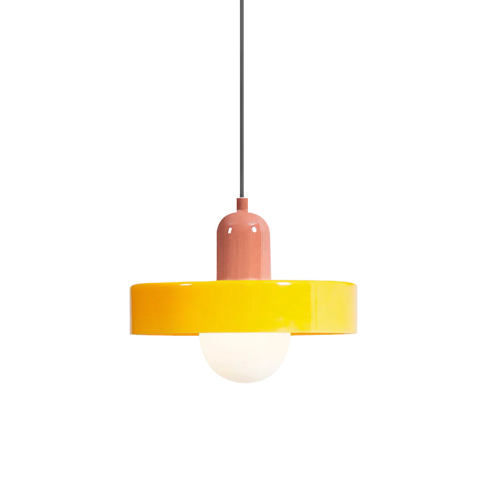 Ideal Suspension Lampe Orb Disc en Verre Minimaliste Moderne - Neutralighting