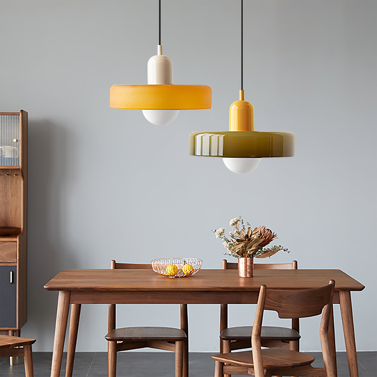 Ideal Suspension Lampe Orb Disc en Verre Minimaliste Moderne - Neutralighting