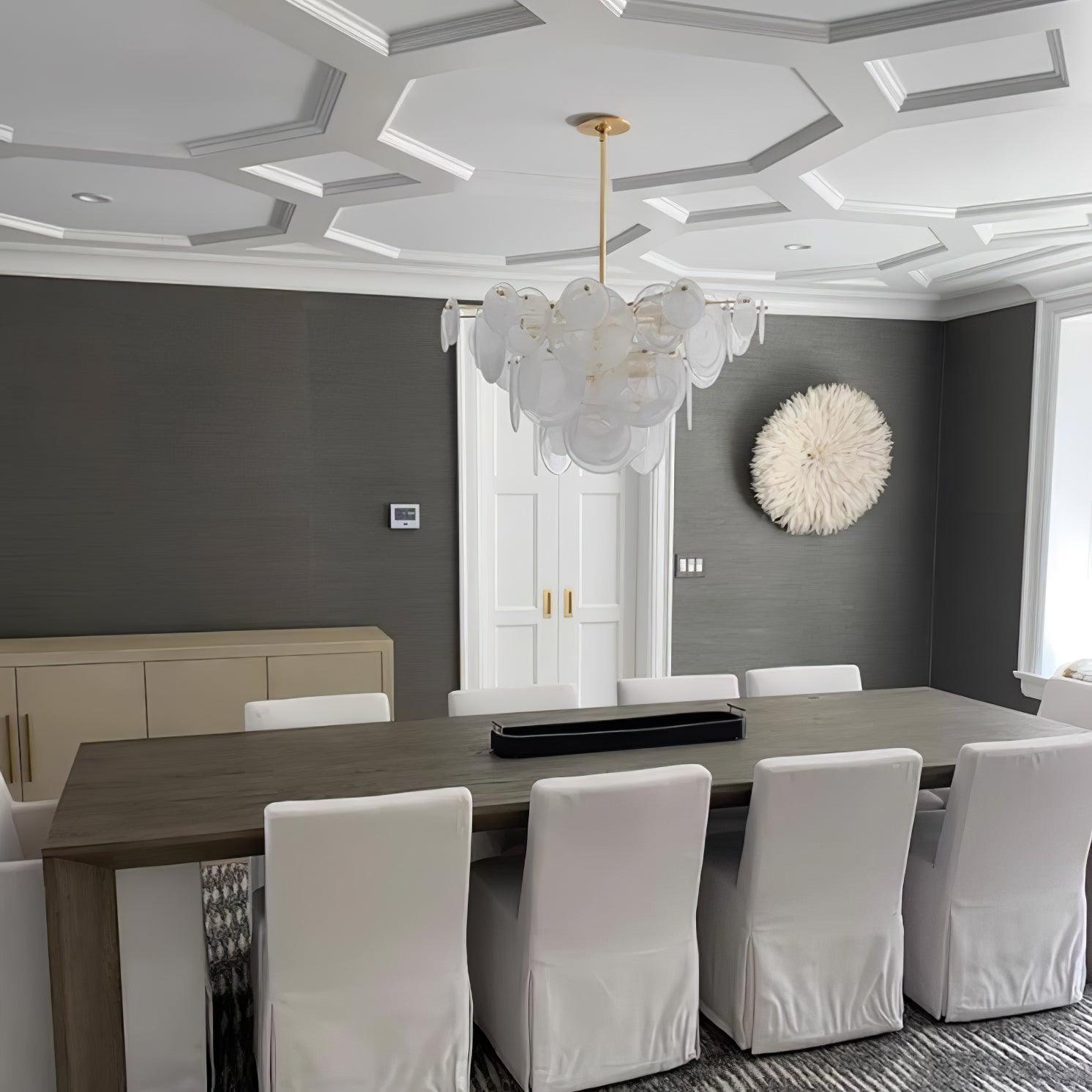 Olvynis Lustre en Cristal et Laiton avec Disques Luxueux - Neutralighting