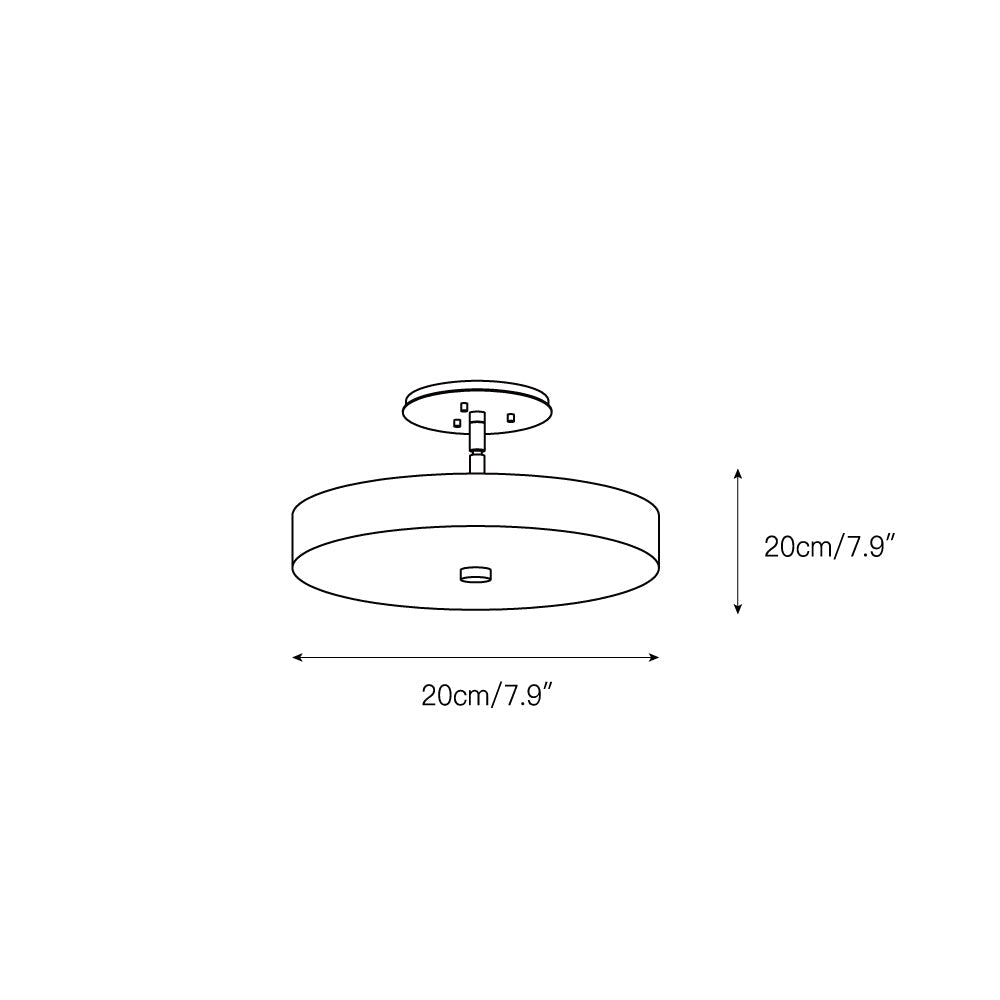 Kith Lampe de Plafond LED Métal Albâtre Minimaliste Moderne - Neutralighting