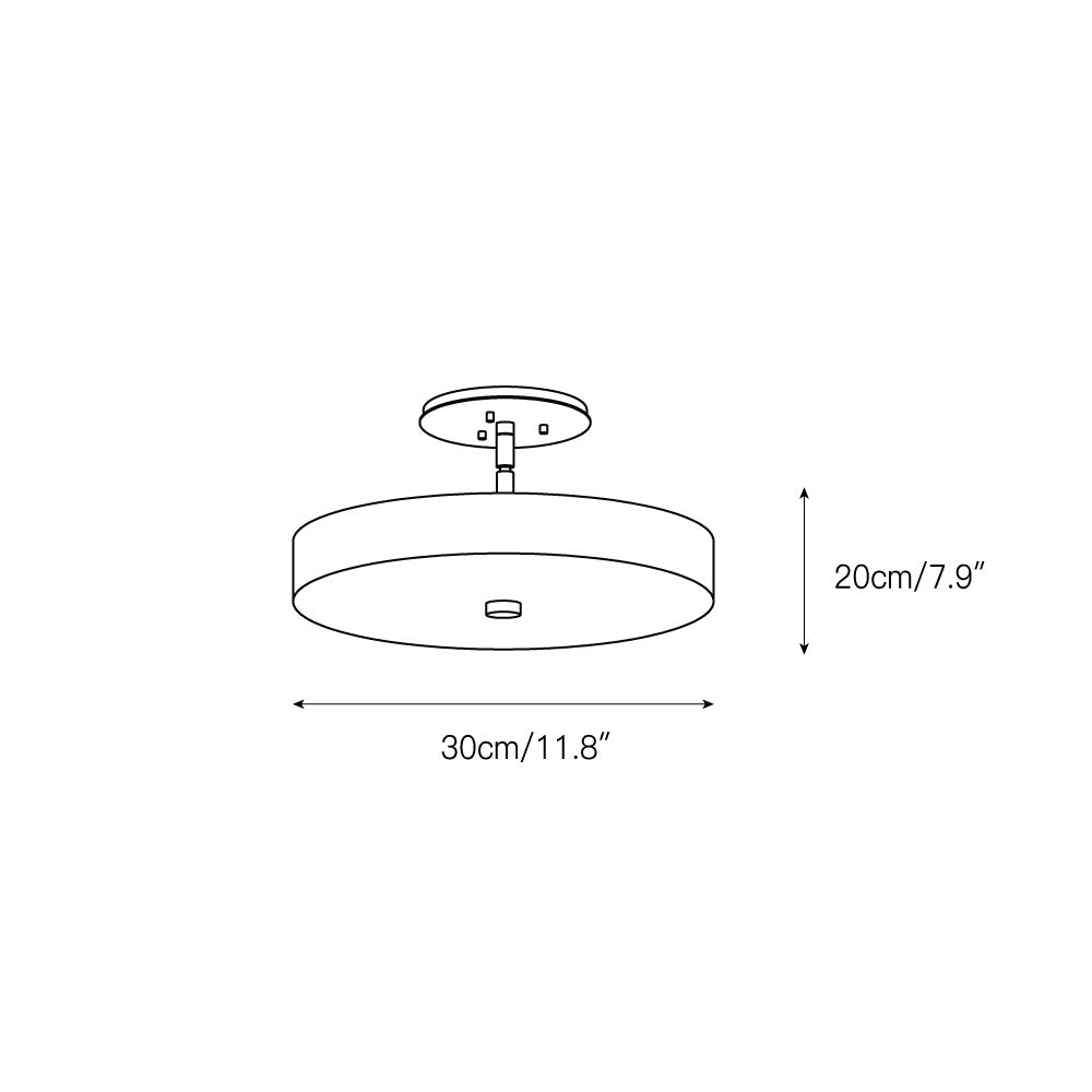 Kith Lampe de Plafond LED Métal Albâtre Minimaliste Moderne - Neutralighting