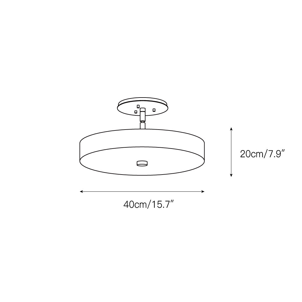 Kith Lampe de Plafond LED Métal Albâtre Minimaliste Moderne - Neutralighting