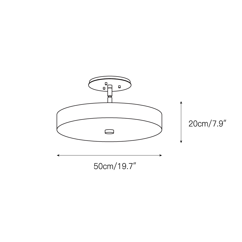 Kith Lampe de Plafond LED Métal Albâtre Minimaliste Moderne - Neutralighting