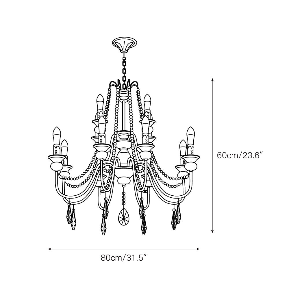 Mote Lustre Laiton Cristal Luxe Postmoderne - Neutralighting