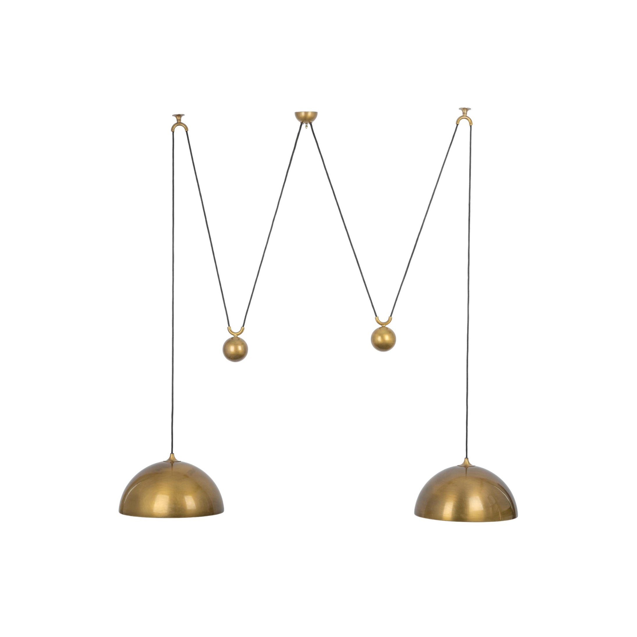 Omen Suspension Dôme Équilibre Laiton Métal Minimaliste Moderne - Neutralighting