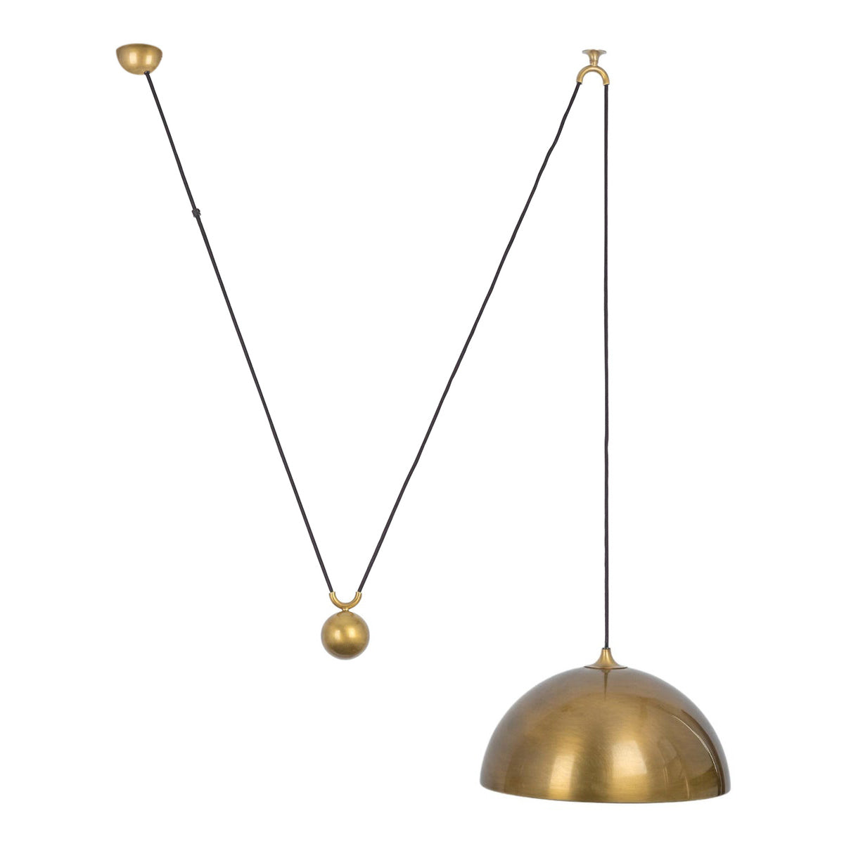Omen Suspension Dôme Équilibre Laiton Métal Minimaliste Moderne - Neutralighting