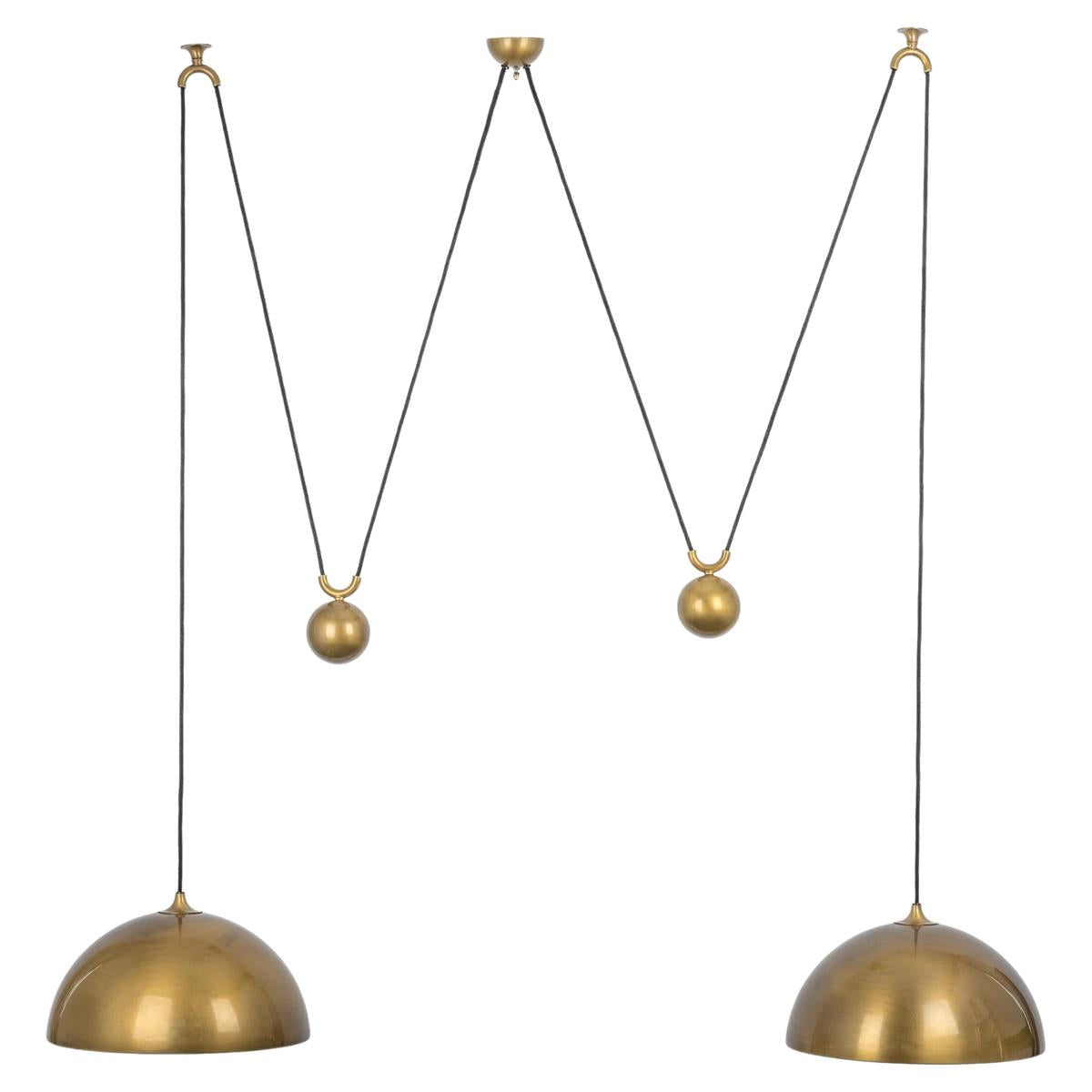Omen Suspension Dôme Équilibre Laiton Métal Minimaliste Moderne - Neutralighting